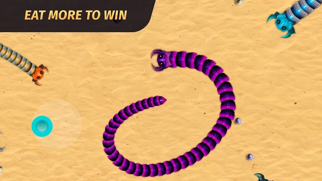 Worm.io - Gusanos Battle МОД/Взлом [Бесконечные деньги, Монеты и Мега MOD] Screenshot 3