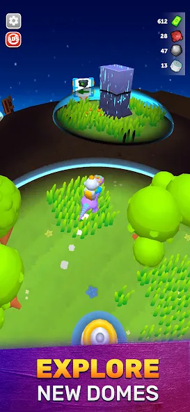 Terradome 3D (Террадом 3Д) МОД/Взлом [Меню, Бесконечные монеты и Открытые уровни] Screenshot 2