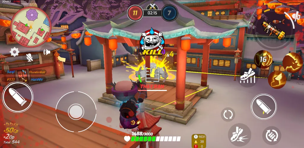 As Legends: 5v5 Chibi TPS Game (Эйс Легендс) МОД/Взлом [Меню, Бесконечные монеты и Открытые уровни] Screenshot 4