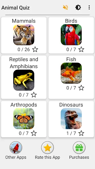 Animals Quiz Learn All Mammals МОД/Взлом [Много денег, Монет и Все открыто] Screenshot 3
