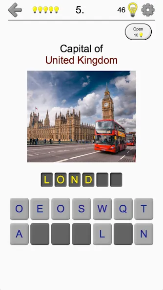 Capitals - Geography Quiz МОД/Взлом [Все открыто, Дополнительные деньги и Меню MOD] Screenshot 2