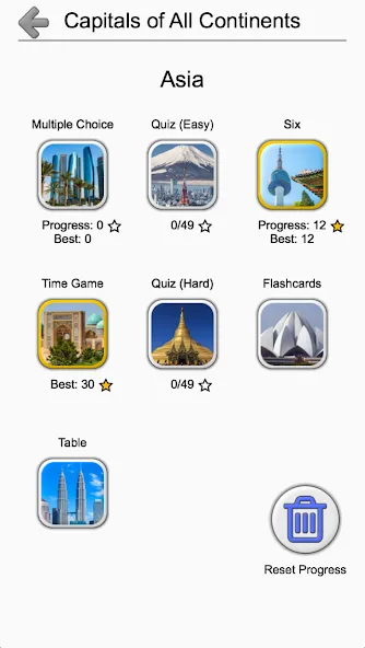 Capitals - Geography Quiz МОД/Взлом [Все открыто, Дополнительные деньги и Меню MOD] Screenshot 3