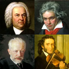 Скачать Famous Composers Portrait Quiz Взлом (Все подсказки и уровни открыты) на Андроид бесплатно