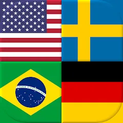 Скачать Flags of All World Countries Взлом (Все уровни открыты) на Андроид