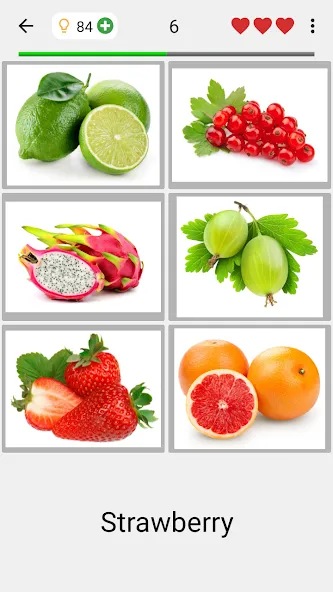 Fruit and Vegetables - Quiz — скриншот 2 Fruit and Vegetables - Quiz — скриншот 2