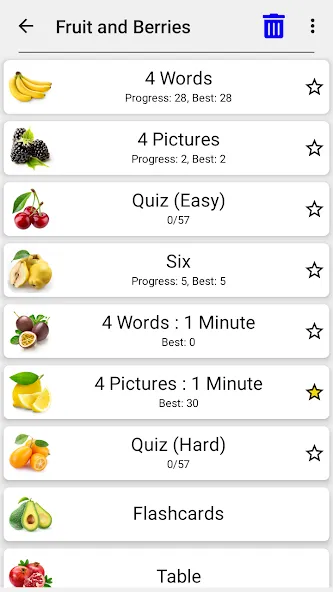 Fruit and Vegetables - Quiz — скриншот 5