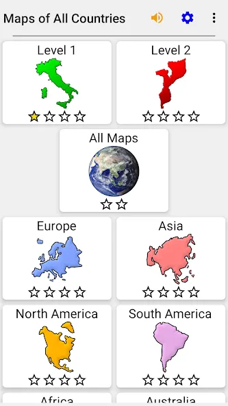 Maps of All Countries Geo-Quiz — скриншот 3 Maps of All Countries Geo-Quiz — скриншот 3