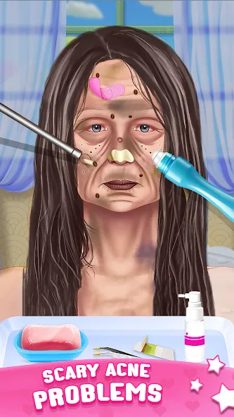 ASMR Doctor Game: Makeup Salon (АСМР автономная сенсорная меридиональная реакция) МОД/Взлом [Много денег, Монет и Все открыто] Screenshot 2