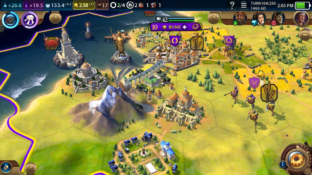 Civilization VI - Build A City (Цивилизация ) МОД/Взлом [Все открыто, Дополнительные деньги и Меню MOD] Screenshot 1