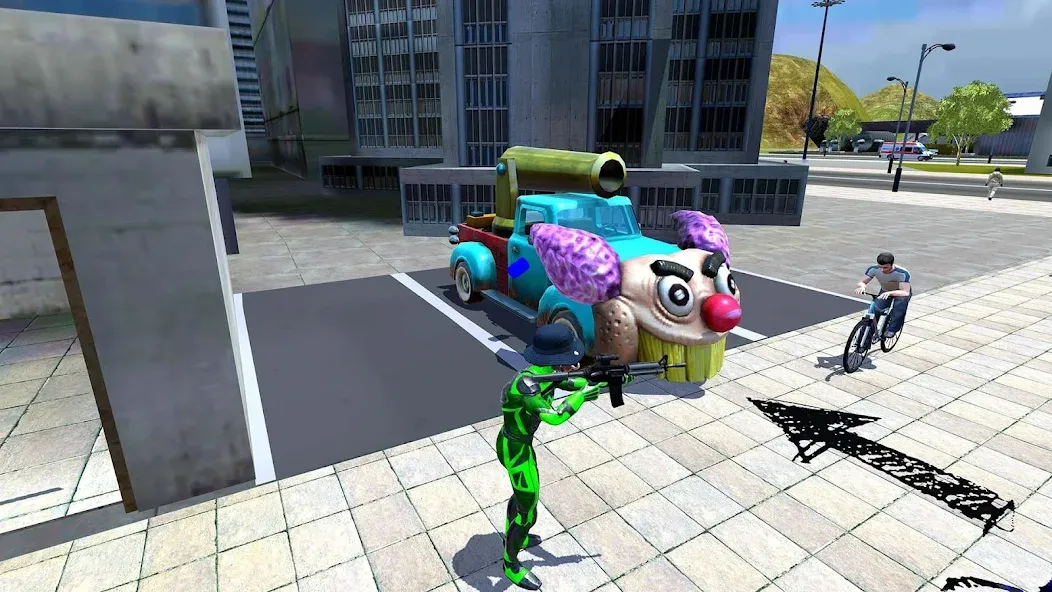 Rope Frog Ninja Hero Car Vegas (Роуп Фрог Ниндзя Герой Кар Вегас) МОД/Взлом [Меню, Бесконечные монеты и Открытые уровни] Screenshot 4