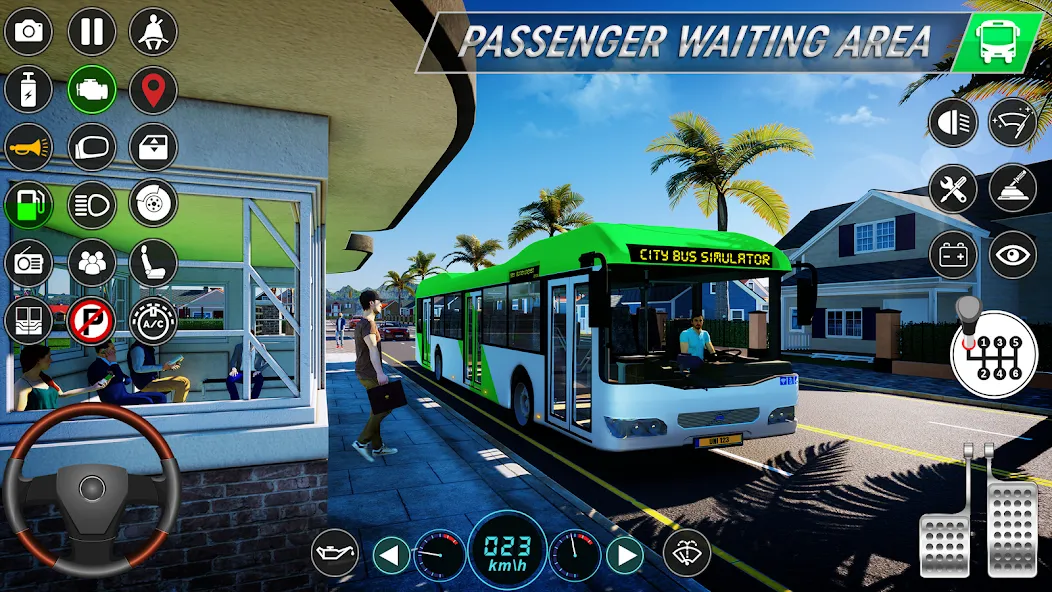 City Bus Simulator: Bus Games (Риал Сити Бас Симулятор Геймс) МОД/Взлом [Бесконечные деньги, Монеты и Мега MOD] Screenshot 1