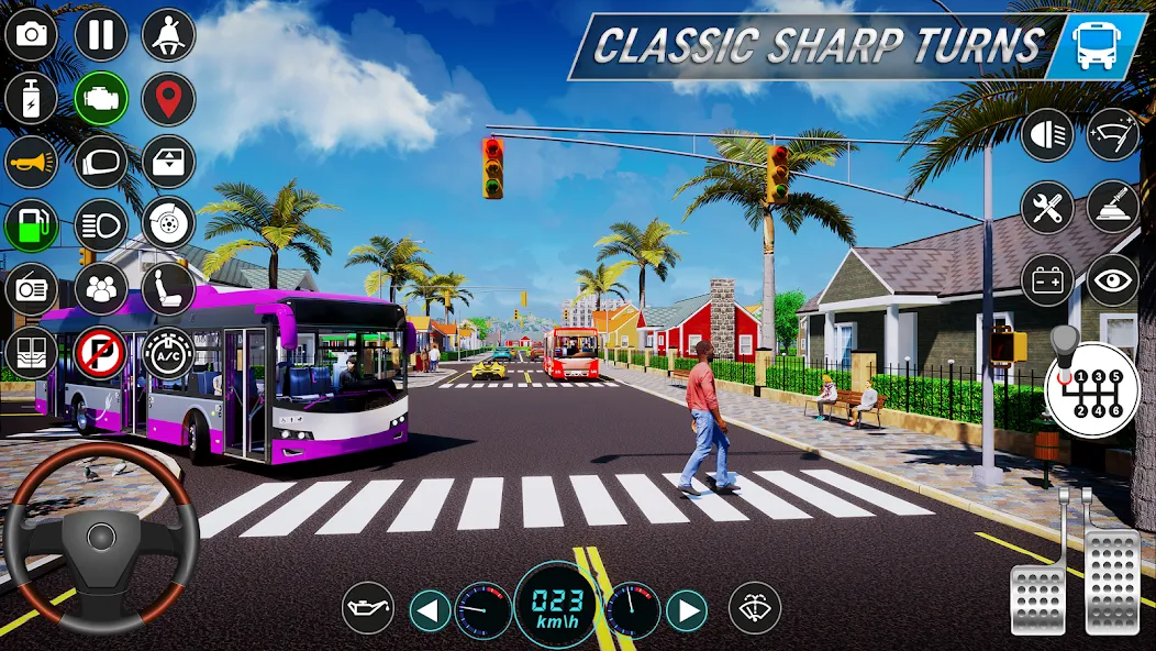 City Bus Simulator: Bus Games (Риал Сити Бас Симулятор Геймс) МОД/Взлом [Бесконечные деньги, Монеты и Мега MOD] Screenshot 2