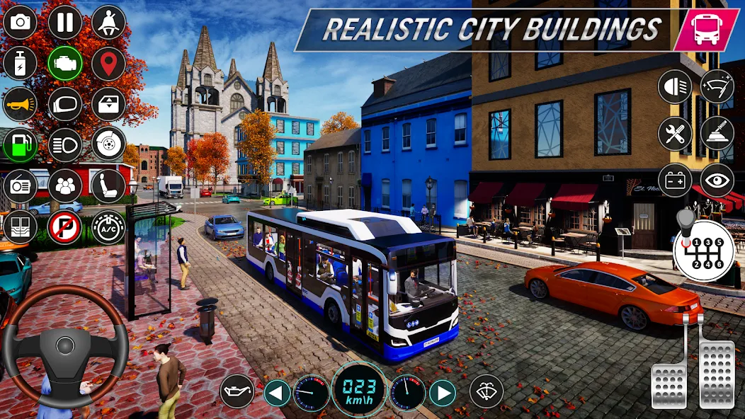 City Bus Simulator: Bus Games (Риал Сити Бас Симулятор Геймс) МОД/Взлом [Бесконечные деньги, Монеты и Мега MOD] Screenshot 3
