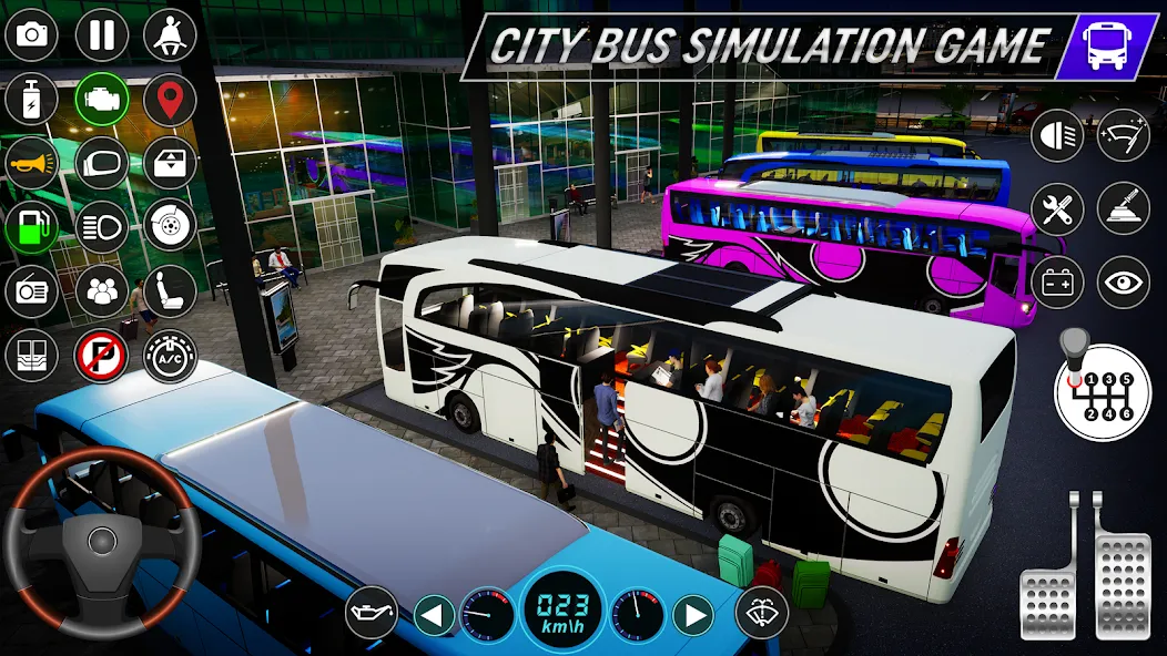City Bus Simulator: Bus Games (Риал Сити Бас Симулятор Геймс) МОД/Взлом [Бесконечные деньги, Монеты и Мега MOD] Screenshot 4