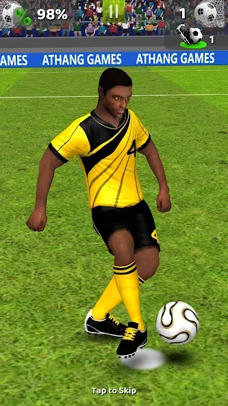 Football Game On (Футбольная игра Включена) МОД/Взлом [Деньги, Монеты и Меню MOD] Screenshot 1
