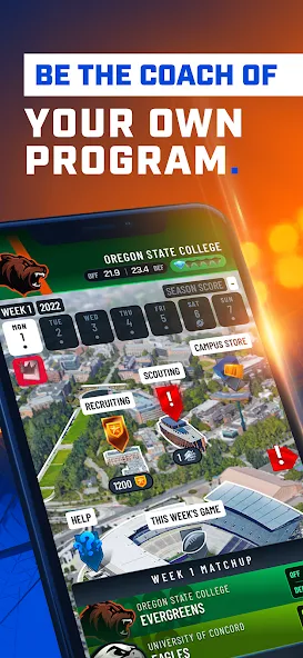 The Program: College Football (Зе Програм) МОД/Взлом [Много денег, Монет и Все открыто] Screenshot 1