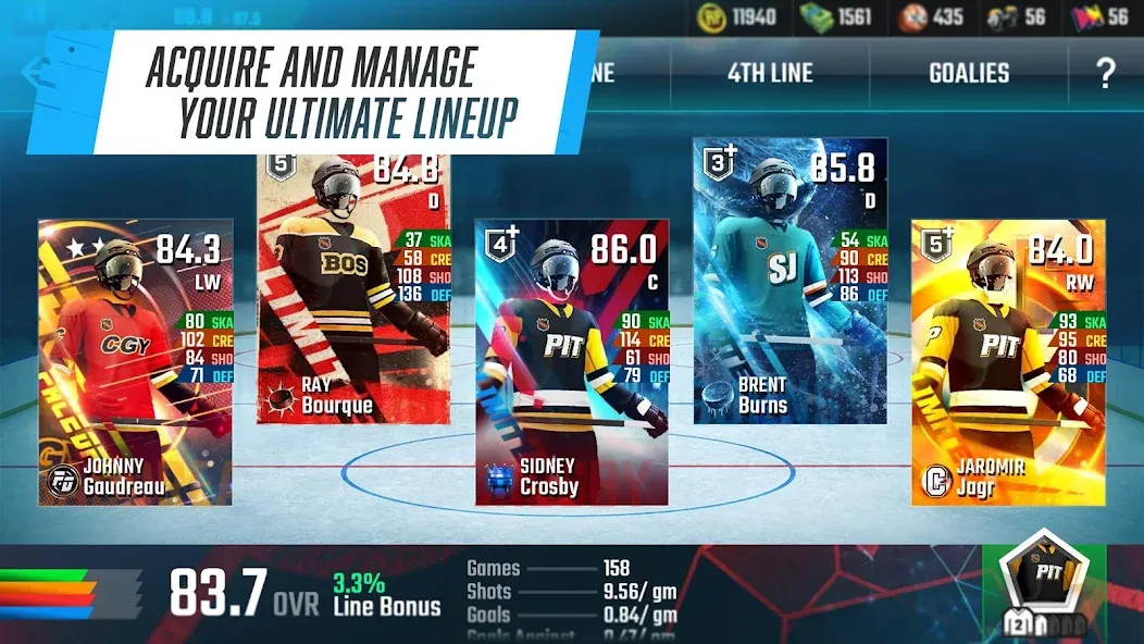 Franchise Hockey 2024 (Франшиз Хоккей 2019) МОД/Взлом [Много денег, Монет и Все открыто] Screenshot 1