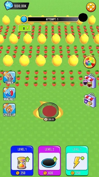 Fruit hole: Black hole (Фрут хол) МОД/Взлом [Все открыто, Дополнительные деньги и Меню MOD] Screenshot 3