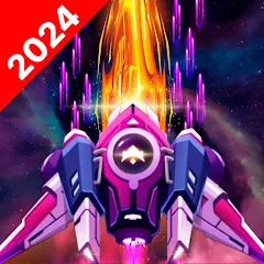 Скачать взломанную Galaxy Attack - Space Shooter на Андроид (Много денег и кристаллов)