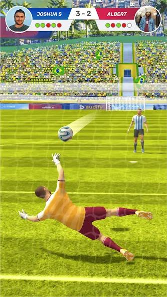 Football World - Real People (Футбол Ворлд) МОД/Взлом [Деньги, Монеты и Меню MOD] Screenshot 3