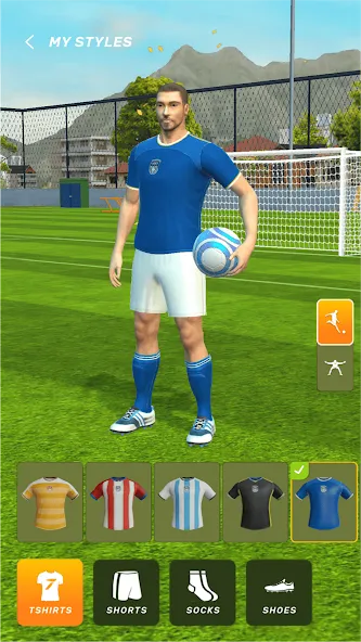 Football World - Real People (Футбол Ворлд) МОД/Взлом [Деньги, Монеты и Меню MOD] Screenshot 5