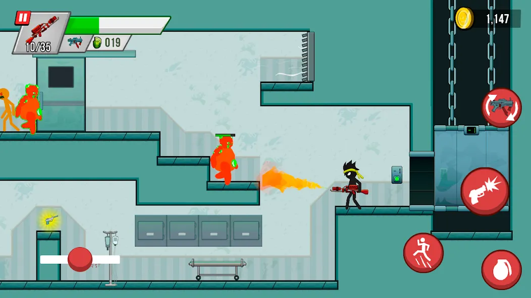 Stick vs Zombies (Стикмен против Зомби) МОД/Взлом [Деньги, Монеты и Меню MOD] Screenshot 5