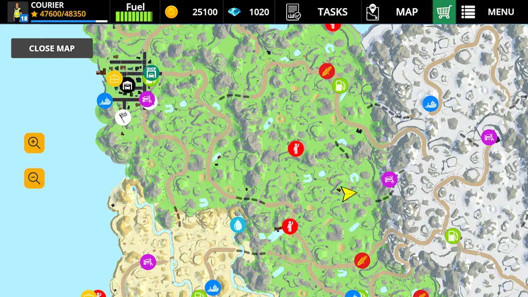 Driving Zone: Offroad Lite (Драйвинг зоне) МОД/Взлом [Много монет, Открытые уровни и Мега MOD] Screenshot 4