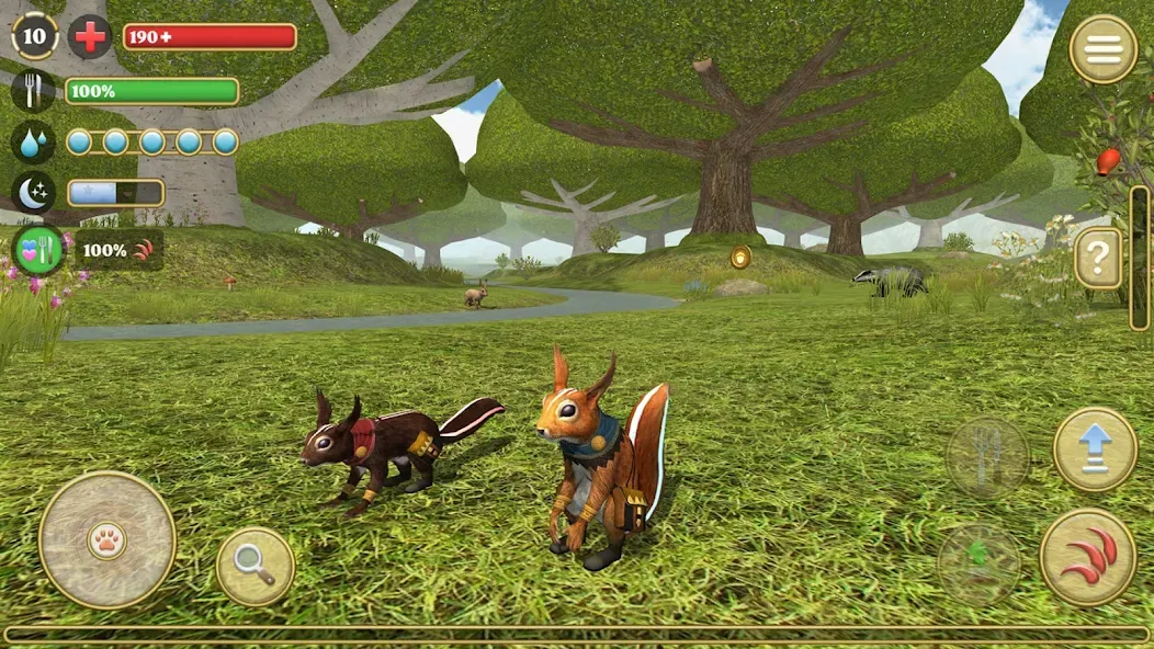 Squirrel Simulator 2 : Online МОД/Взлом [Деньги, Монеты и Меню MOD] Screenshot 1
