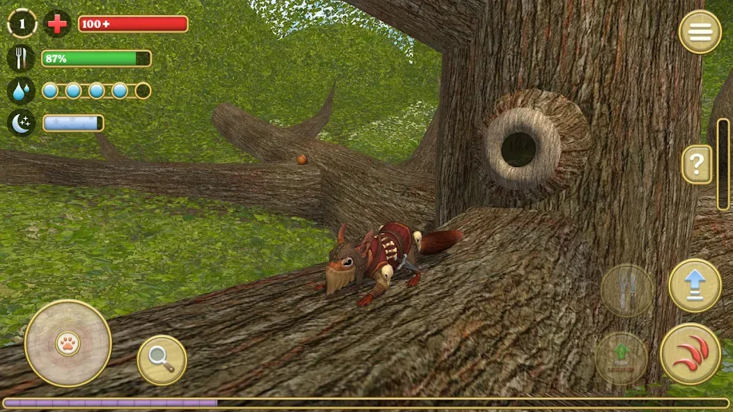 Squirrel Simulator 2 : Online МОД/Взлом [Деньги, Монеты и Меню MOD] Screenshot 3