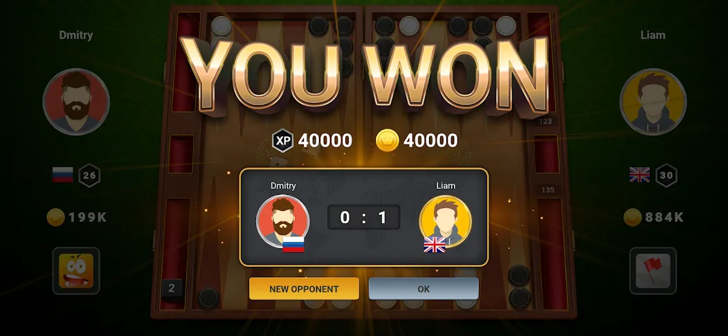 Backgammon Champs - Board Game (Бэкгаммон Чемпс) МОД/Взлом [Все открыто, Дополнительные деньги и Меню MOD] Screenshot 4