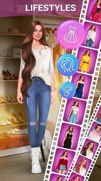 Diana's stories МОД/Взлом [Деньги, Монеты и Меню MOD] Screenshot 4