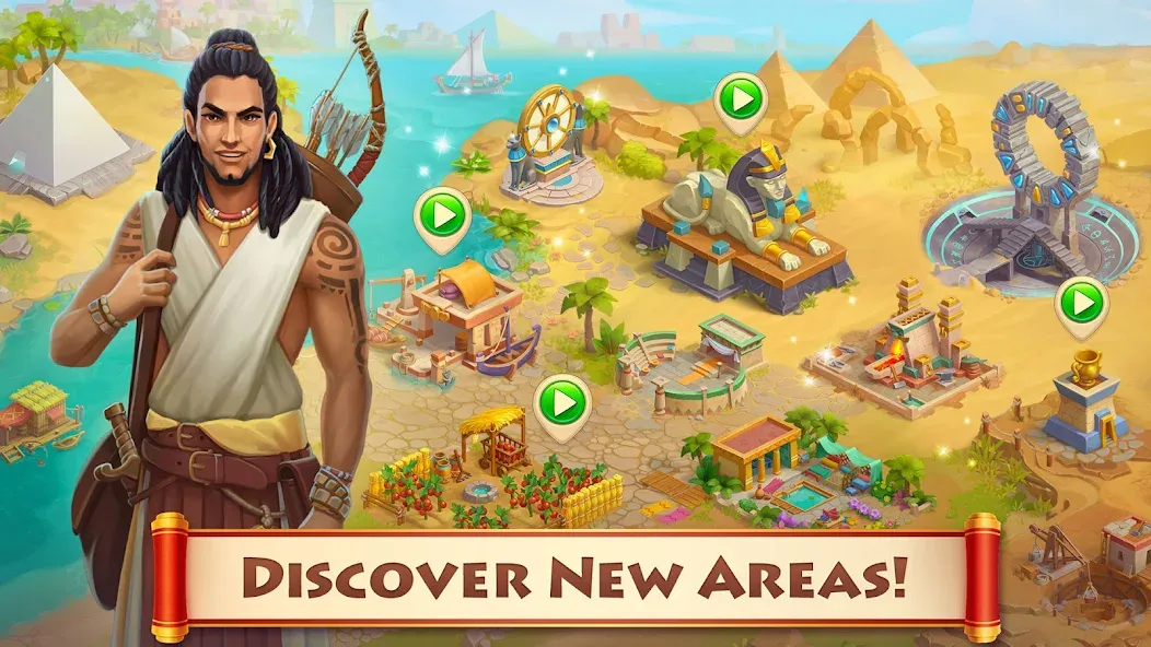 Cradle of Empires: 3 in a Row (Кредл оф Эмпайрс) МОД/Взлом [Много монет, Открытые уровни и Мега MOD] Screenshot 4