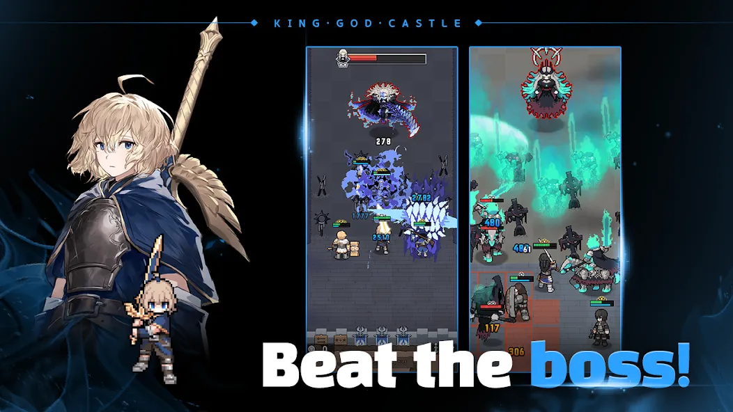 King God Castle (Кинг Год Кастл) МОД/Взлом [Меню, Бесконечные монеты и Открытые уровни] Screenshot 5