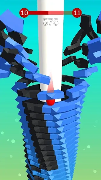 Stack Ball - Crash Platforms (Стэк Болл) МОД/Взлом [Много монет, Открытые уровни и Мега MOD] Screenshot 1