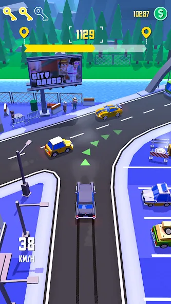 Taxi Run: Traffic Driver (Такси Ран) МОД/Взлом [Много монет, Открытые уровни и Мега MOD] Screenshot 2