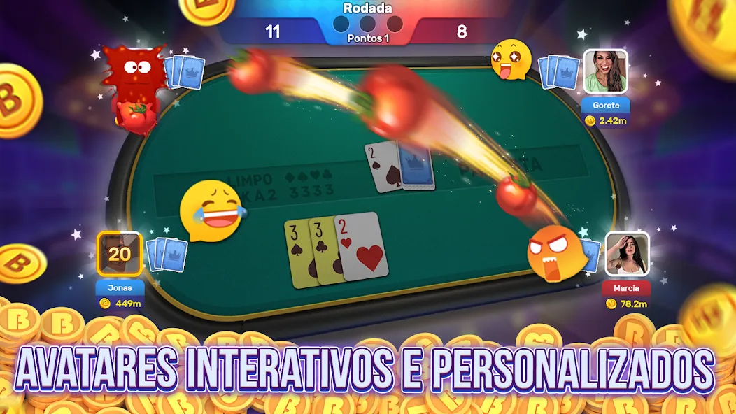 Bacana Games: Buraco & Slots (Бакана Геймс) МОД/Взлом [Меню, Бесконечные монеты и Открытые уровни] Screenshot 5