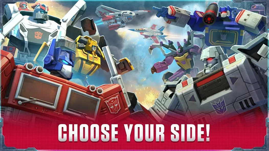 Transformers: Earth Wars Beta (Трансформерс) МОД/Взлом [Деньги, Монеты и Меню MOD] Screenshot 1