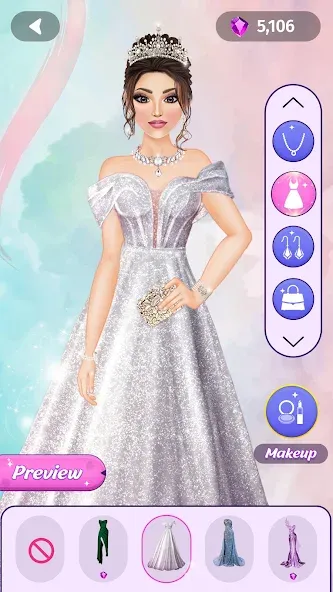 Dress Up Fashion: Makeup Games МОД/Взлом [Все открыто, Дополнительные деньги и Меню MOD] Screenshot 2