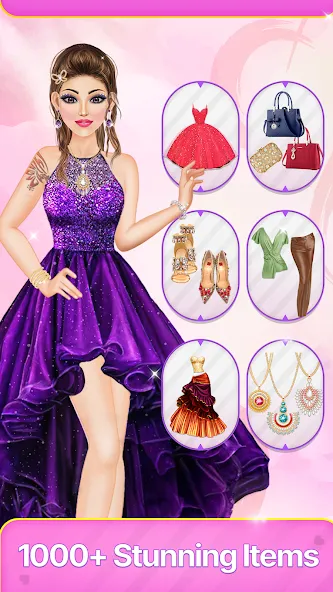 Dress Up Fashion: Makeup Games МОД/Взлом [Все открыто, Дополнительные деньги и Меню MOD] Screenshot 4