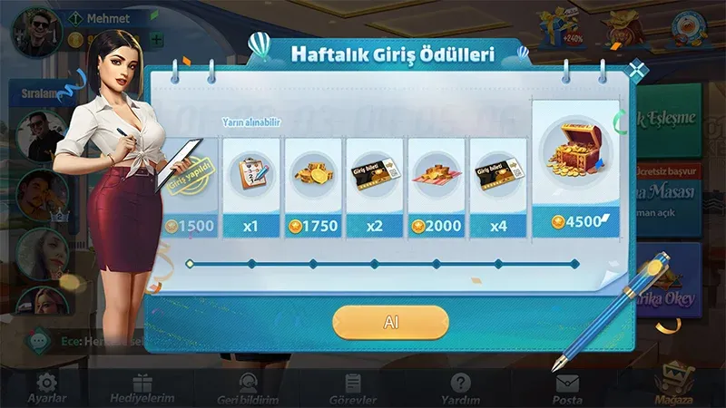 101 Okey VIP (Окей ВИП) МОД/Взлом [Все открыто, Дополнительные деньги и Меню MOD] Screenshot 3