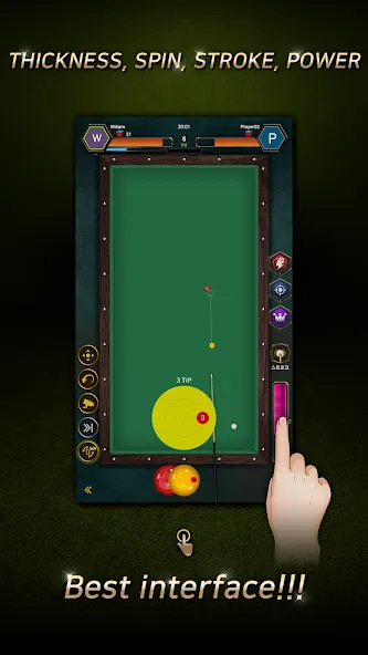 Real Billiards Battle - carom (Риал Бильярдс Батл) МОД/Взлом [Все открыто, Дополнительные деньги и Меню MOD] Screenshot 3