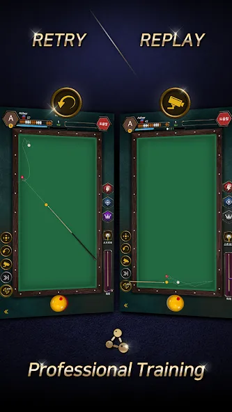 Real Billiards Battle - carom (Риал Бильярдс Батл) МОД/Взлом [Все открыто, Дополнительные деньги и Меню MOD] Screenshot 5