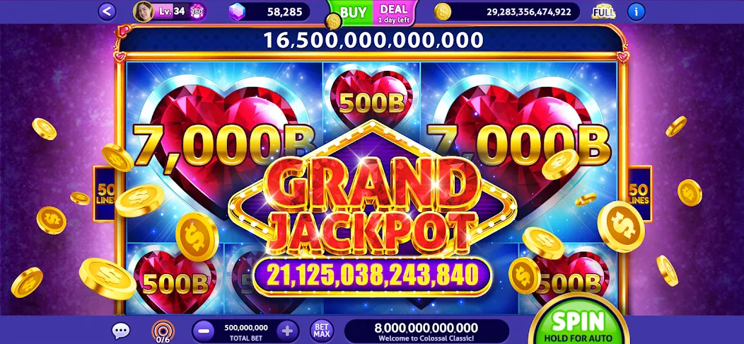 Club Vegas Slots Casino Games (Клуб Вегас) МОД/Взлом [Деньги, Монеты и Меню MOD] Screenshot 5
