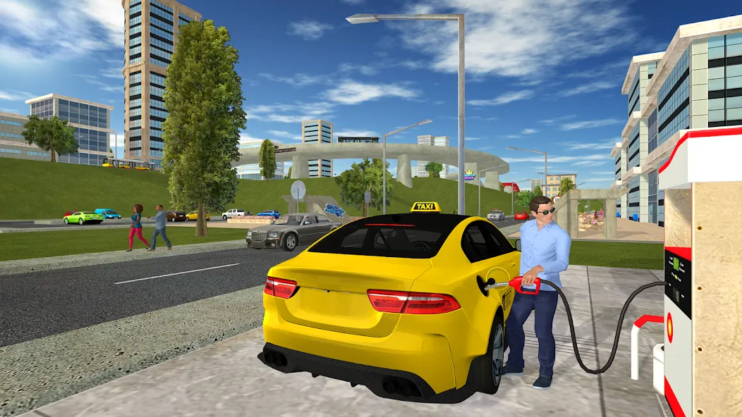 Taxi Game 2 МОД/Взлом [Меню, Бесконечные монеты и Открытые уровни] Screenshot 3
