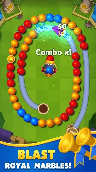 Marble Crush Blast (Роял Бласт) МОД/Взлом [Много монет, Открытые уровни и Мега MOD] Screenshot 2