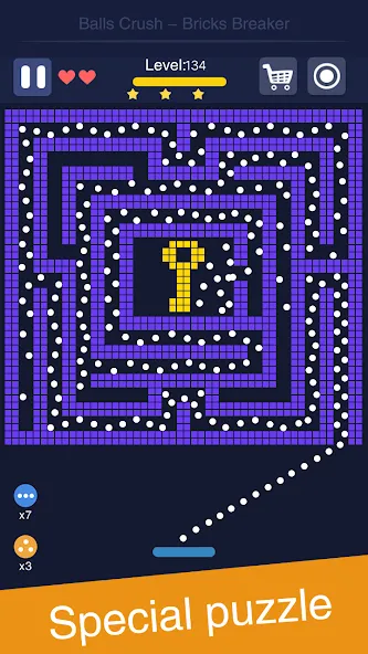 Balls Crush - Bricks Breaker (Боллз Краш) МОД/Взлом [Все открыто, Дополнительные деньги и Меню MOD] Screenshot 2