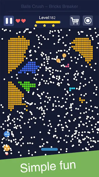 Balls Crush - Bricks Breaker (Боллз Краш) МОД/Взлом [Все открыто, Дополнительные деньги и Меню MOD] Screenshot 5