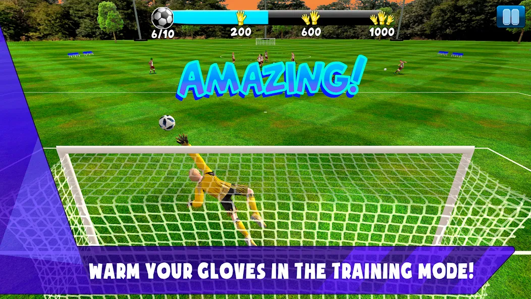 Soccer Goalkeeper 2024 (Соккер Голкипер 2022) МОД/Взлом [Все открыто, Дополнительные деньги и Меню MOD] Screenshot 1