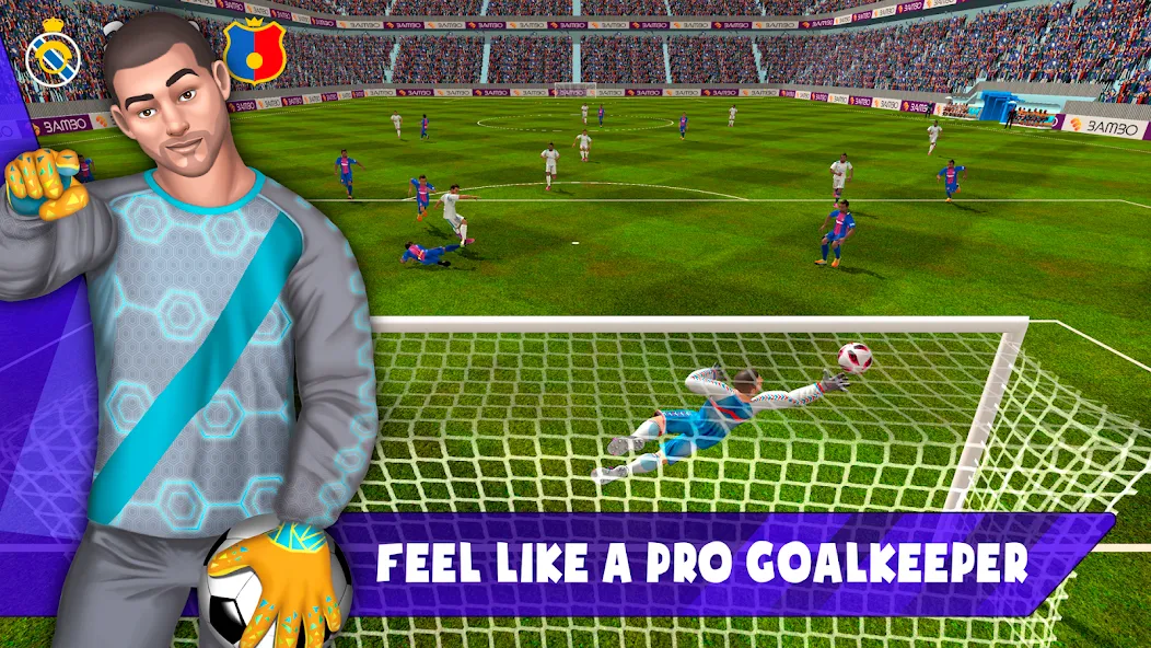 Soccer Goalkeeper 2024 (Соккер Голкипер 2022) МОД/Взлом [Все открыто, Дополнительные деньги и Меню MOD] Screenshot 4