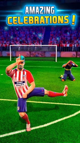 Shoot Goal: World Leagues (Шут Гоал) МОД/Взлом [Меню, Бесконечные монеты и Открытые уровни] Screenshot 3
